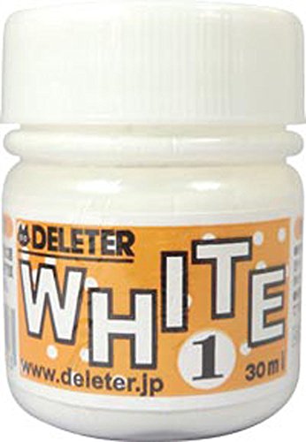 DELETER Manga Ink, White 1, Multi-Purpose White Ink for dip Pen & Brush, Flows Well, 30ml/Bottle, 1 Bottle (341-0002) - color: White 1