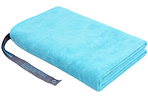 HOPESHINE Gym Towels for Men 20inch X 40inch Women Travel Light Weight Sweat Large Working Out Microfiber Camping, Sports Fast Drying Absorbent Compact Hiking, Backpacking, Yoga, Exercise - color: Turquoise, size: 1-Pack 20inch X 40inch