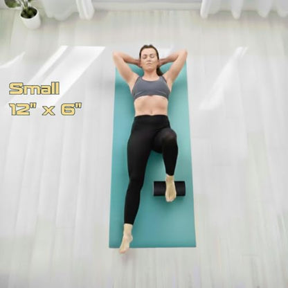 Fitizen Foam Roller – Muscle Massage Rehab Stiff Back Pain Physical Therapy Deep Tissue Firm Exercise Equipment Home Gym Stress Yoga Pilates for The Fit Citizen by FitNation - style: Small - 12 x 6 Inches