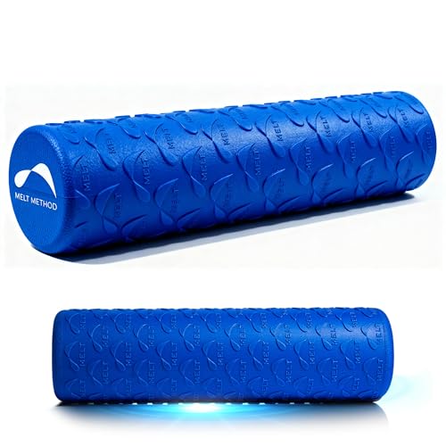 MELT Method 18 Inch Travel Soft Foam Roller- Half the Length of The MELT Full Body Roller