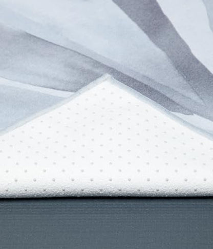 Manduka Yogitoes Hot Yoga Mat Towel - 71" | Moisture Activated Grip | Patented Silicone Nubs | Highly Absorbent, Durable | Made from Recycled Materials | 71 x 24 Inches | Diamond Invincible - color: Diamond Invincible, size: 71" x 24"