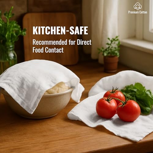 LITO LINEN AND TOWEL Flour Sack Towels – 100% Cotton, 28x28 Inches, Highly Absorbent, Embroidery-Ready Tea Towels for Kitchen & Crafts, Farmhouse Decor, Pack of 3 White - color: White, size: 28"x28"-Pack of 3
