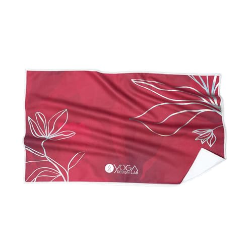 yogadesignlab Hand Towel Microfiber Size 15" x 24" Yoga Towel Yoga Rug Sports Training Towel (Iris)