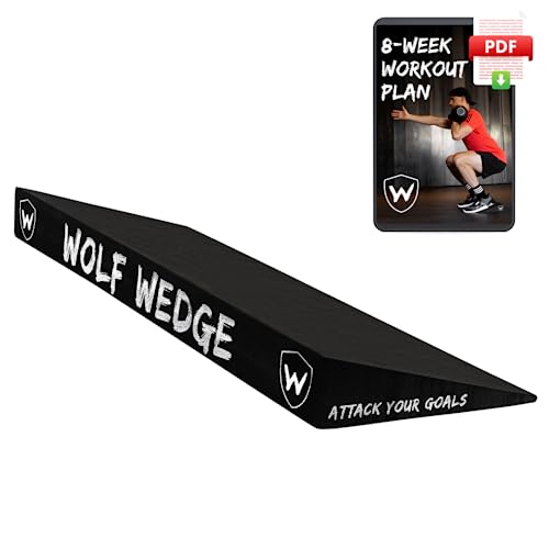 Wolf Squat Wedge Block: Light, Sturdy Heel Lift for Deep Squats & Mobility | Ultra-durable EVA, 27" wide, Lightweight