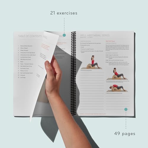 Balanced Body Barrels Manual, Pilates Barrels Guide for Workout Equipment, Exercise Manual for Home Gym or Studio Use - size: Barrels
