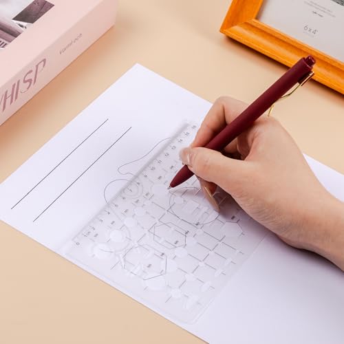 Mr. Pen- Geometric Drawing Template, Plastic Template, Shape Stencils | Geometric Stencils - style: 1 pcs