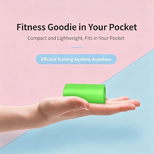 Resistance Bands Set 5-Pack, Exercise Workout Bands for Women & Men with 5 Resistance Levels, Elastic Fitness Bands for Home Gym, Yoga, Pilates, Stretching, Strength Training & Physical Therapy