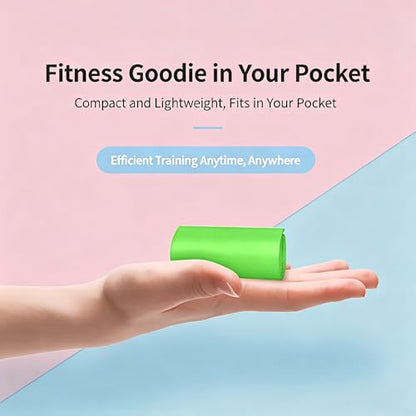 Resistance Bands Set 5-Pack, Exercise Workout Bands for Women & Men with 5 Resistance Levels, Elastic Fitness Bands for Home Gym, Yoga, Pilates, Stretching, Strength Training & Physical Therapy