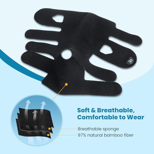 iDonua® Big Swelling Calf + Foot Lymphedema Compression Wrap Adjustable, Extended Coverage for Lower Leg and Foot - with 8 Cross Straps‌ (Regular-L) - size: Regular L