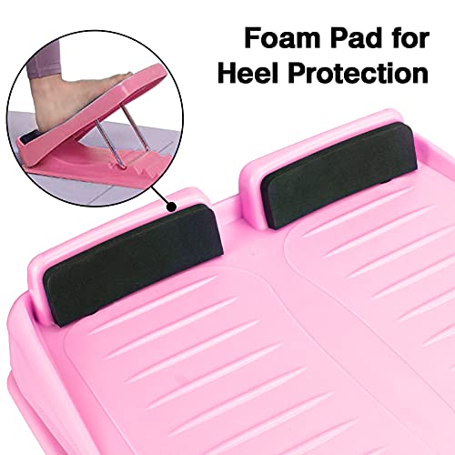 Elfzone Slant Board Calf Stretcher Adjustable 4-Level Incline Wedge