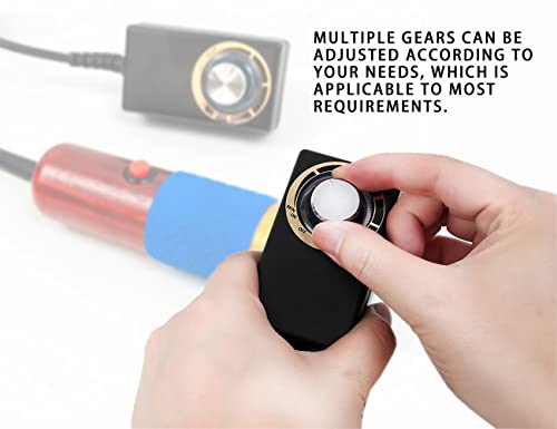 Carpet Trimmer with Shearing Guide, Electric Speed Adjustable Rug Tufting Carver Clippers, Electric Rug Shears Carpet Carving Tool for Handmade Rug Clean and Tufted Rug(with Stand Base and 2 Blades) - color: Carpet Trimmer With Shearing Guide