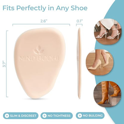 Mind Bodhi Ball of Foot Cushions for Women - 2 Pairs - Nude Gel - color: Nude