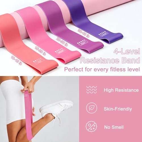 Pilates Kit for Women with Ring, Ball, Resistant Loops & Stretch Band