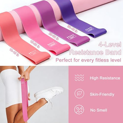 Pilates Kit for Women with Ring, Ball, Resistant Loops & Stretch Band
