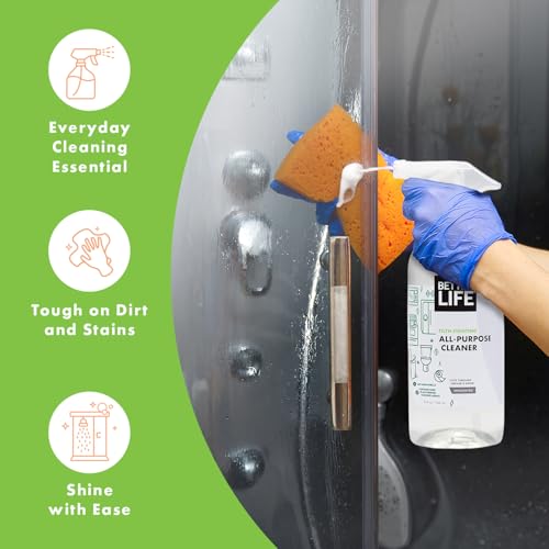 Better Life All Purpose Cleaner - Multipurpose Home and Kitchen Cleaning Spray for Glass, Countertops, Appliances, Upholstery & More - Multi-surface Spray Cleaner - 32oz (Pack of 2) Unscented - size: 32 Fl Oz (Pack of 2)