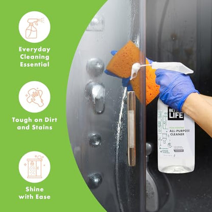 Better Life All Purpose Cleaner - Multipurpose Home and Kitchen Cleaning Spray for Glass, Countertops, Appliances, Upholstery & More - Multi-surface Spray Cleaner - 32oz (Pack of 2) Unscented - size: 32 Fl Oz (Pack of 2)
