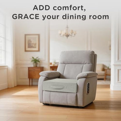 AddGrace High Density Recliner Cushion for Elderly 20x20in Grey - color: Grey