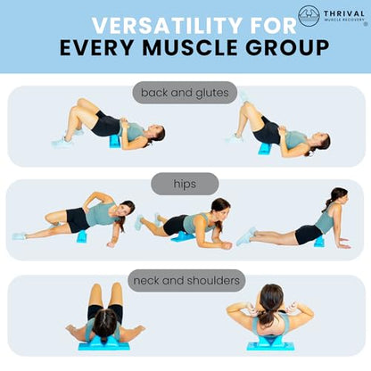 Thrival Wave, Adjustable Psoas Muscle Release Tool, Blue - color: Blue, size: Thrival Wave