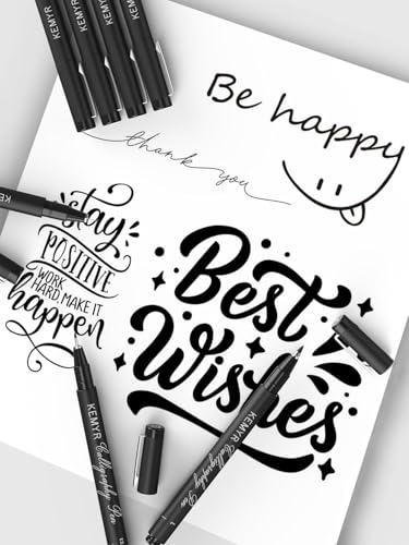 KEMYR 4 Pack 0.1 mm Fine Tip Black Fineliner Pens, Waterproof Pigment Ink | AP Certified Micro Drawing Pens With Archival Ink for Illustration, Journaling,Drawing,Sketching,Manga,Artists And Beginners - color: Black Micro Pens 4 PCS,0.1mm, style: 4 PCS,0.