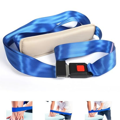 Mobilization pt Belt 2026 New with Adjustable Thick Pad - Mobilization Belt Physical Therapy, Exercise Stretch Straps for Physical Therapy Designed for Physical Therapist, Stretching - color: Blue