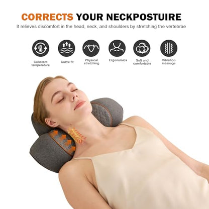 3-in-1 Rechargeable Neck Massager Pillow with Heat