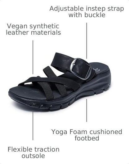 Skechers Women's Easy Going - Perfect Company - color: Black/Black, size: 9.5