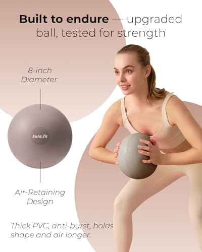 Pilates Kit | Pilates Equipment Set for Home Workouts | Accessories & Guide - color: Taupe, style: Essential Kit - 3PC
