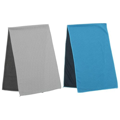 TOYANDONA 2 Pack Cooling Towels for Sports Neck Cooling Towel Quick Dry Sweat Wipe Towels for Running Yoga Tennis Swimming Outdoor Workouts 39.37 X 11.81 X 0.11 in