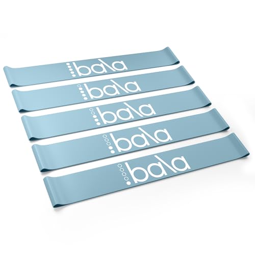 Bala Bands Resistance Bands, Elastic Booty Bands for Home Workouts, 5 Pack - color: Sea