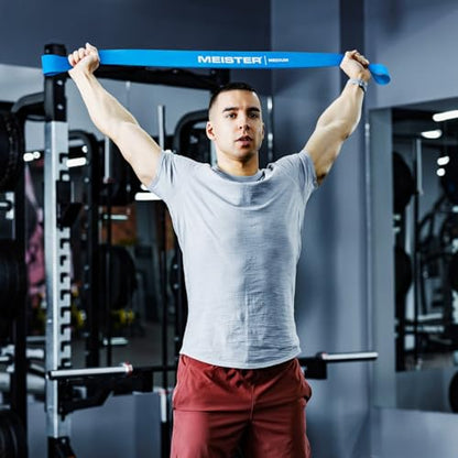 Meister X Band Comfort-Width 41" x 2" Resistance Bands - X-Wide Premium Loop Bands - style: 3 Band Set / Medium