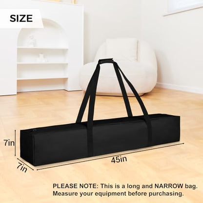 COOLBEBE 45 Inch Tripod Carrying Case - 45x7x7 Inch Storage Bag, Black - size: 45"x 7"x 7"