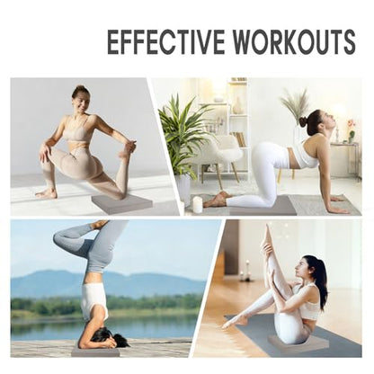 Exercise Balance Pad，Balance Foam Mat for Physical Therapy Equipment & Strength Stability Training, Slip Resistant Foam Mat for Yoga, Pilates, Meditation，Gardening knee pads - color: grey