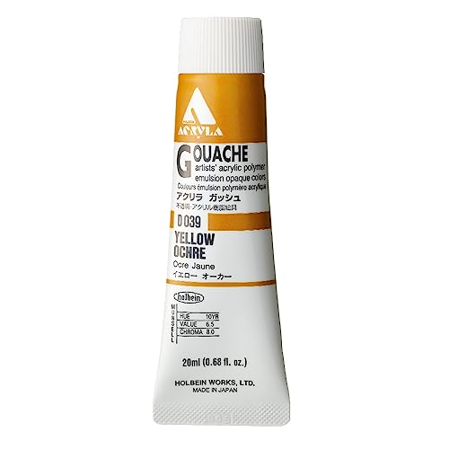 Holbein Acryla Gouache 20ml Yellow Ochre