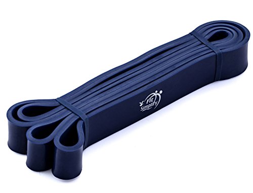 Fit Simplify Pull Up Assist Resistance Bands for Fitness, Physical Therapy, Stretching, Mobility and Exercise - color: Blue