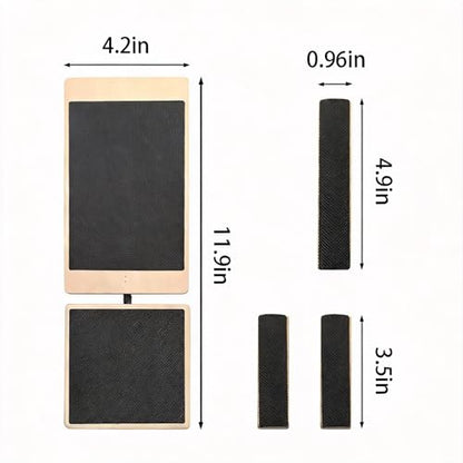 Wooden Balance Board for Foot Strength Training – Ideal for Ankle Sprain Recovery, Physical Therapy, Plantar Fasciitis Relief, Posture Correction & Body Balance – Use at Home, Office or Gym