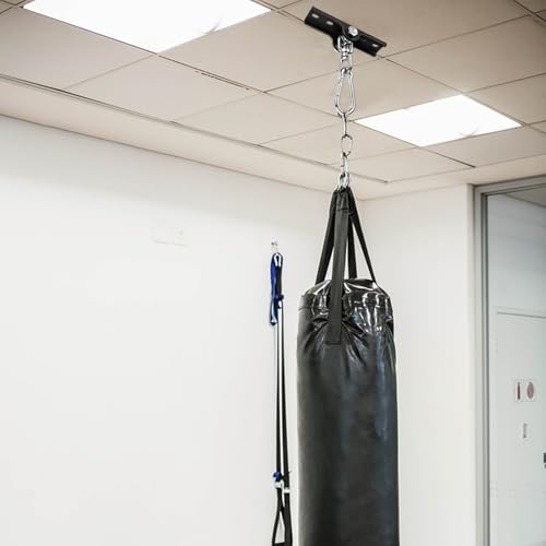 Heavy Duty Swing Hanger Hook, Swing Hangers for Wooden Concrete Swingset Hangers, 360° Swivel Swing Set Hanger，Suspension Hooks for Hammock Chairs, Yoga Swings, Punching Bag