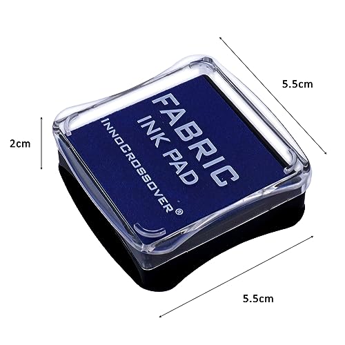 5-Pack Fabric Pigment Ink Pads in 5 Colors for Rubber Stamps & Crafts | Safe, non-toxic pigment ink. Ideal for card making supplies and stamping on wood, fabric, and paper surfaces.