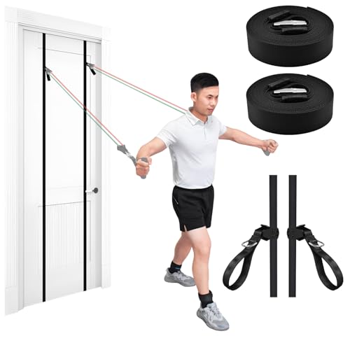 Brebebe Door Anchor Strap for Resistance Bands… - style: 2 Door Anchor Straps