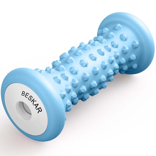 BESKAR Foot Massager Roller for Plantar Fasciitis Relief - color: Blue