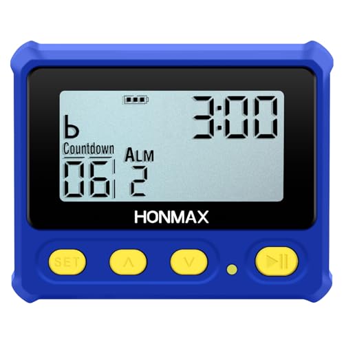 8200 Interval Timer and Stopwatch, Backlight, USB-C Charged, Clock