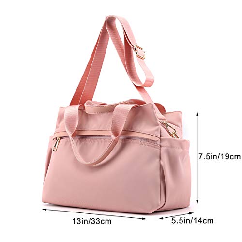 Women Tote Bag Multi-pocket Handbag for Work Daily Use | Water Repellent Shoulder Bag with Adjustable Strap