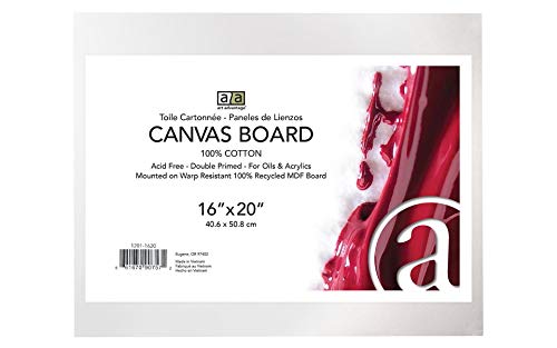 Art Advantage 16-Inch by 20-Inch Canvas Board - size: 16-inch x 20-inch Board