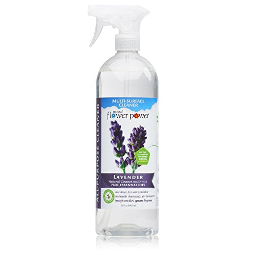All-Purpose Cleaner Concentrate - Makes 32 Fl Oz Just Add Water - Multi-Surface Cleaning Spray, Non-Toxic, No Harsh Fumes or Chemicals, Child & Pet Safe - Lavender