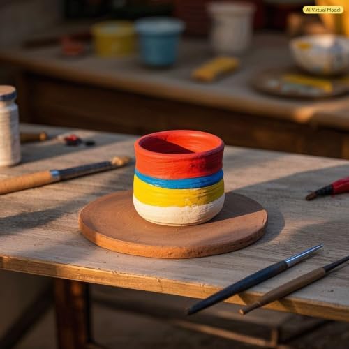 ZEHIQ Air Dry Clay-6.6 lbs Natural White Pottery Clay for Craft Projects | Wheel Throwing, Hand Building, Sculpting Molding, No Baking Required, Self-Hardening, Beginners & Professional Artists - color: 6pcs white