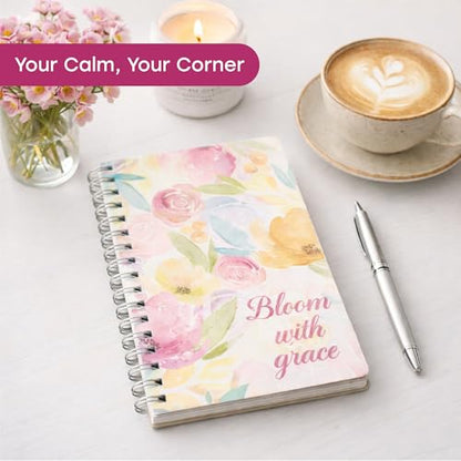 Unwynd Floral Chapter Journal Scrapbooking Starter Kit for Women Adult Teen | Junk Scrapbook Supplies - Washi Tape, Stickers, Paper, Bullet Art, DIY Journaling Scrapbooks Set - Calligraphy & Sumi Brushes