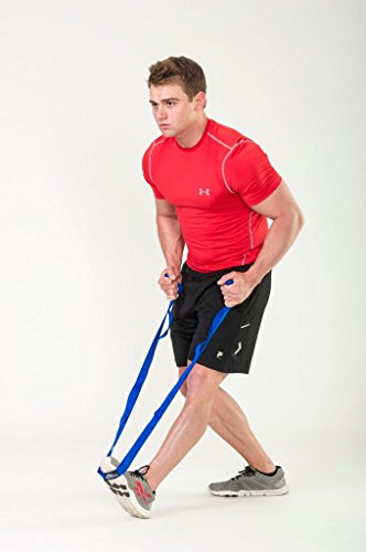 Black Mountain Products Stretch Strap with Instructional Guide - color: Blue