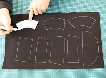 OISAKLD EVA Foam 2mm-10mm 13.7"×39" Craft Foam Sheet 74 kg/m³ Cosplay Foam for Craft Model Cosplay 5mm - color: Black, size: 5mm -Thickness