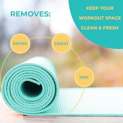 SwaytAway Fitness Mat Cleaner Concentrate Fresh Mint, 32oz Makes 4 Gallons - size: 32 Fl Oz (Pack of 1)