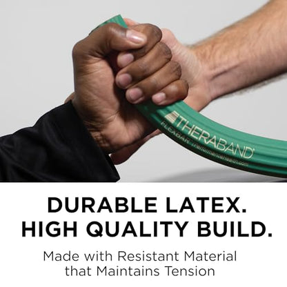 THERABAND FlexBar, Flex Bar, Physical Therapy, Tennis Elbow, M, Green - color: Green - Medium