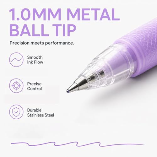 Acrylic Gel Pens washable Opaque Ink 1.0mm Tip 12 Color Art Pens | for paper, black cardstock, wood, stones, journaling and DIY decor